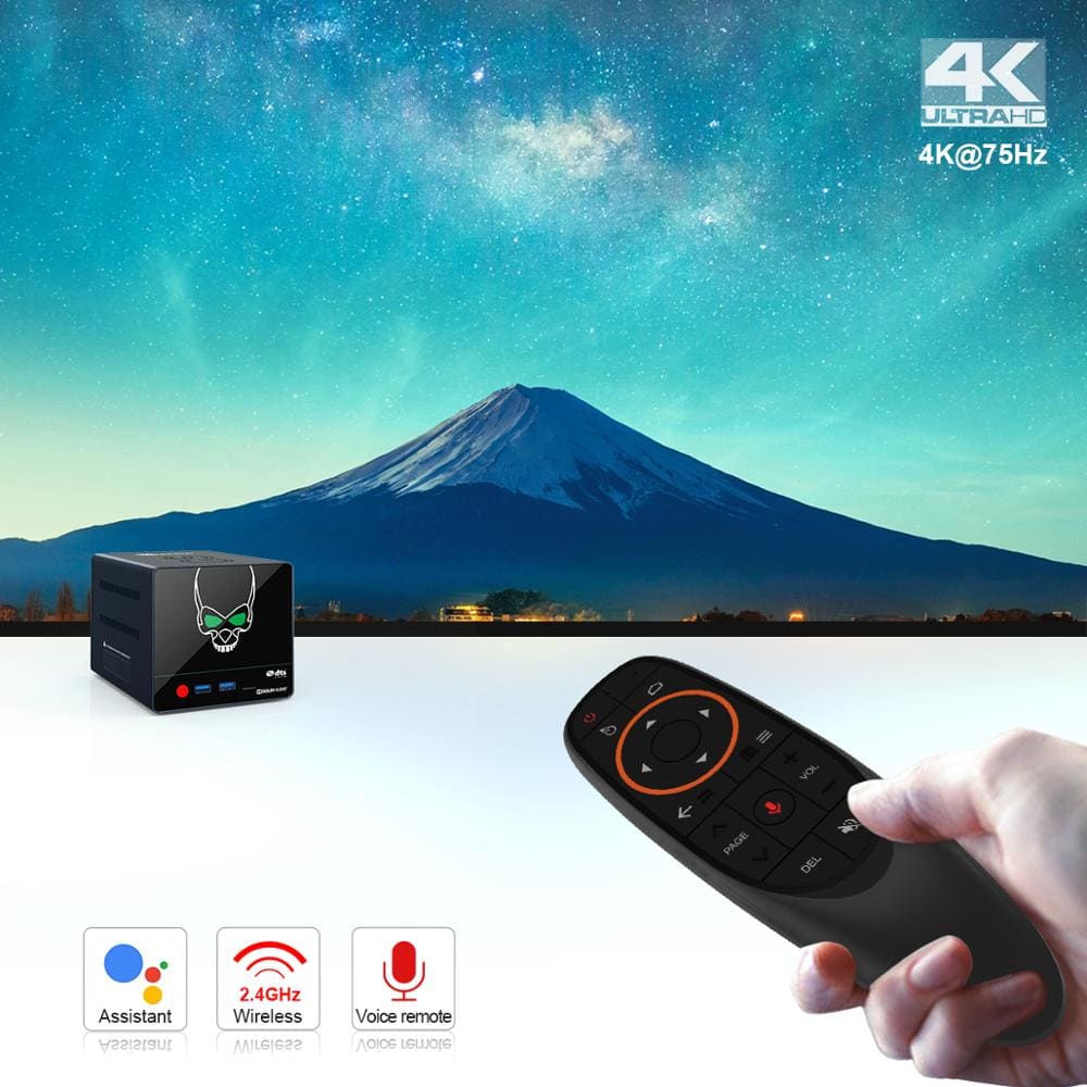 Beelink new gs-king x amlogic s922x-h smart android 9.0 tv box 4gb ddr4 64gb rom dolby audio dts listen 4k hd hi-fi media player - ₹34,999