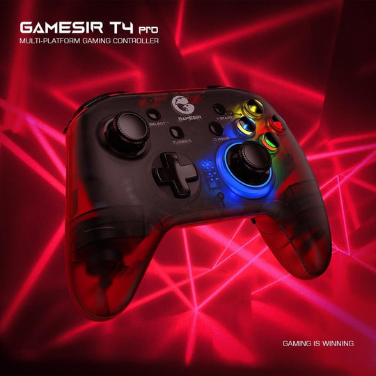 GameSir T4 Pro Wireless Bluetooth Controller Gamepad with 6-axis Gyro Applies for Nintendo Switch Android iOS mac OS Windows PC
