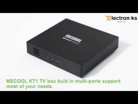 MECOOL KT1 DVB-S2/S 2GB RAM 16GB ROM Amlogic S905X4 Android TV 10 सेट टॉप बॉक्स ट्यूनर के साथ AV1 BT WiFi 2.4G/5G LAN डॉल्बी Google डिकोडर टीवी बॉक्स