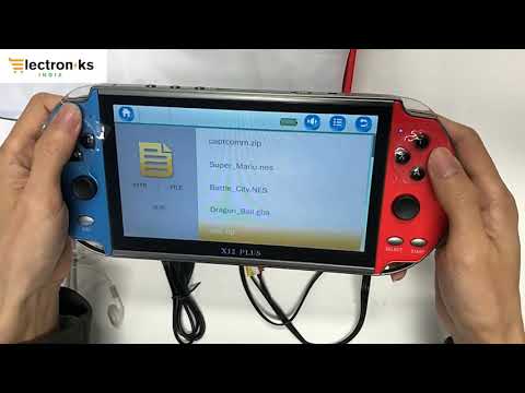 X12 Plus 7 inch HD Screen Video Game Console Built-in Classic 10,000 Games Portable Retro Handheld Game Player