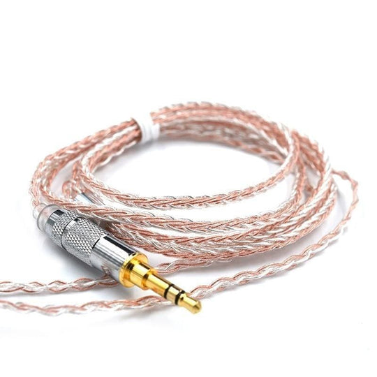 KZ Headphone Copper silver mixed plated upgrade cable Earphone Cable wire MMCX Pin for ZST ZS10 ES3 ES4 AS10 BA10 ZS6 ZS5 ZS4