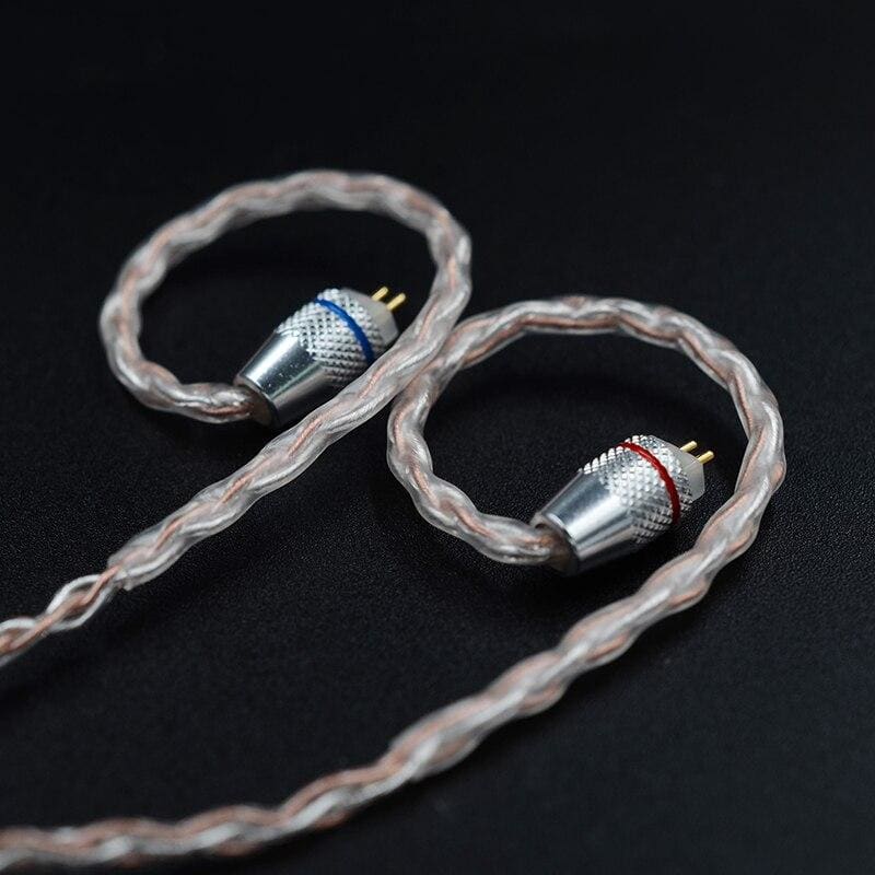 KZ Headphone Copper silver mixed plated upgrade cable Earphone Cable wire MMCX Pin for ZST ZS10 ES3 ES4 AS10 BA10 ZS6 ZS5 ZS4