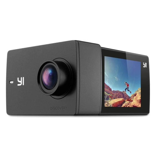 Yi discovery action camera 4k 20fps sports cam 8mp 16mp with 2.0 touchscreen built-in wi-fi 150 degree ultra wide angle - on sale